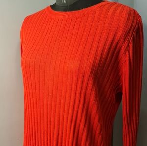 Red flare long dress